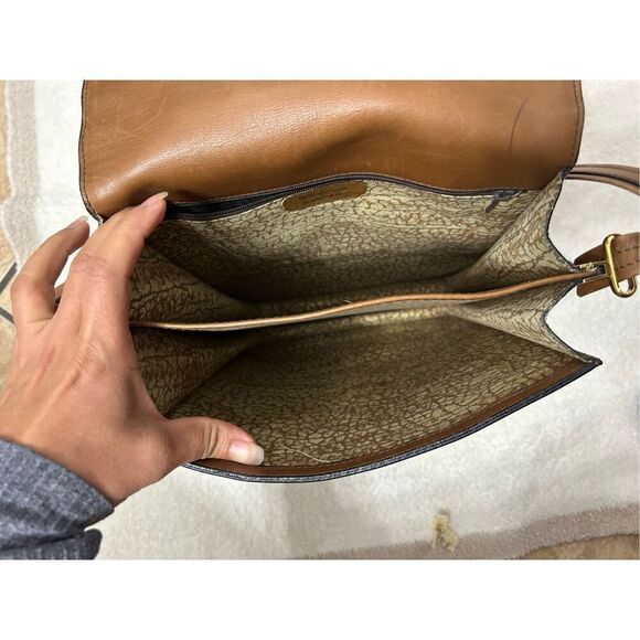 70s Satchel vintage shoulder animal print  bag - Picture 6 of 15